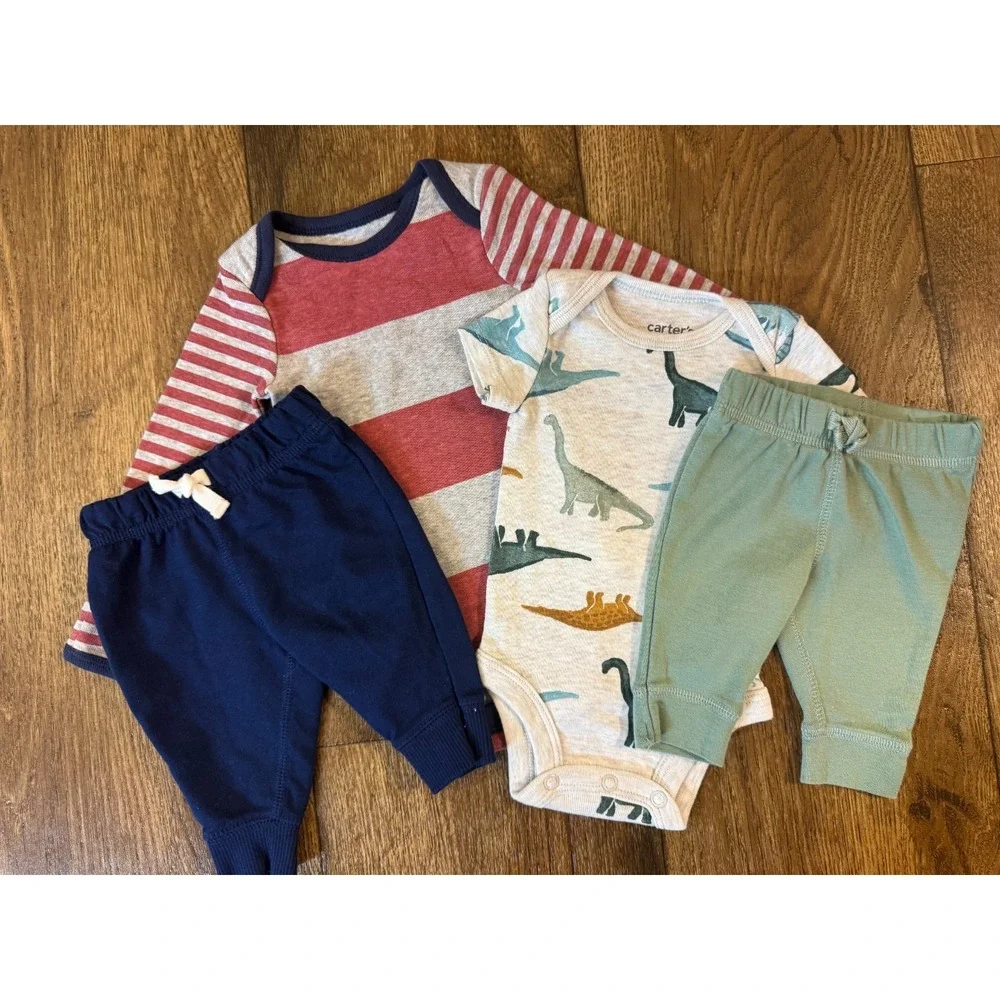 Baby Boy Newborn Shirts Pants Bodysuits Outfits Clothes Lot
